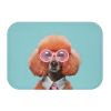 Cool Dog with Shades Bath Mat