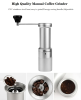 Hand-shaking coffee bean grinder. (Bean warehouse large capacity 45g, multi-grade grinding control coffee specifications; American / Italian / French)