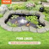 VEVOR Pond Liner, 15 x 20 ft 45 Mil Thickness, Pliable EPDM Material Pond Skins, Easy Cutting Underlayment for Fish or Koi Ponds, Water Features, Wate