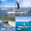 inflatable paddle board 10'6 including isup paddle, paddleboard backpack, pump, leash