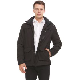 Helios " The Heated Coat" (Color: BLACK, size: small)