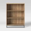 Mixed Material 3 Shelf Bookcase