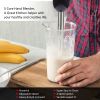 5 Core Handheld Blender, Electric Hand Blender 8-Speed 500W, Immersion Hand Held Blender Stick with Food Grade Stainless Steel Blades for Perfect Smoo