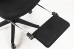 High back mesh chair  with wideand fixed headrest; color black; 300lbs