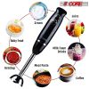 5 Core Handheld Blender, Electric Hand Blender 8-Speed 500W, Immersion Hand Held Blender Stick with Food Grade Stainless Steel Blades for Perfect Smoo