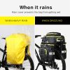 Bike Bag Bike Pannier Bag Set, for Bicycle Cargo Rack Saddle Bag Shoulder Bag Laptop Pannier Rack Bicycle Bag Professional Cycling Accessories 3 in 1-