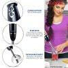 5 Core Handheld Blender, Electric Hand Blender 8-Speed 500W, Immersion Hand Held Blender Stick with Food Grade Stainless Steel Blades for Perfect Smoo